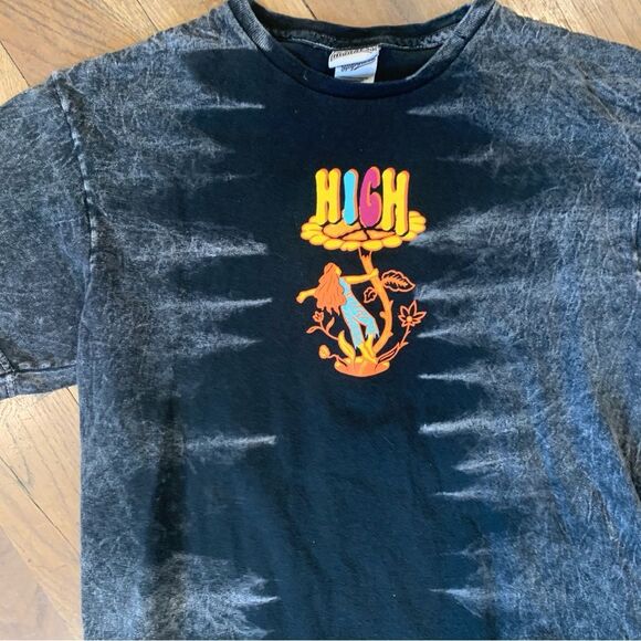 Here Comes the Sun Your Highness Black Gray Tie T-Shirt Size Medium - Picture 11 of 12